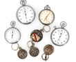 Lot de 3 chronomètres (accident sur un v