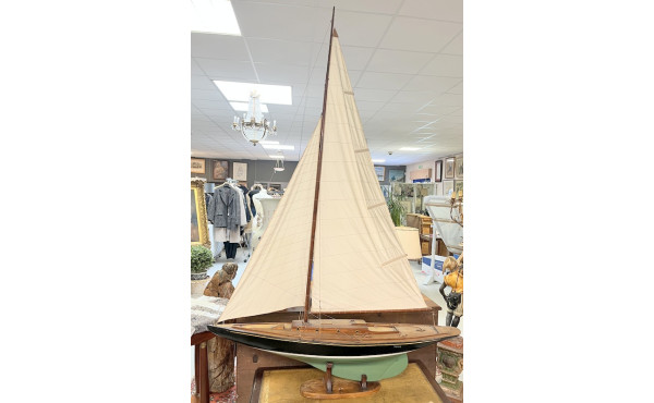 Importante maquette de voilier, H 185 x 