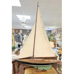 Importante maquette de voilier, H 185 x 