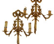 Paire d'appliques en bronze doré de styl
