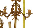 Paire d'appliques en bronze doré de styl