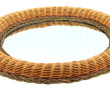 Miroir en rotin diam. 53,5 cm
