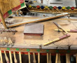 Lot de 3 maquettes artisanales des année