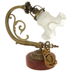 Applique ancienne en laiton et corolle e
