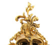 Cartel en bronze doré de style rocaille,