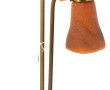 Lampe à poser en bronze à décor de feuil