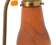 Lampe à poser en bronze à décor de feuil