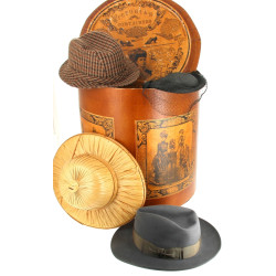 Boite à chapeaux style ancien contenant 