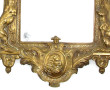 Miroir XIXème en bronze sur le thème des