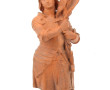 JEANNE D'ARC - Sujet en terre cuite repr