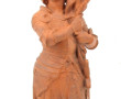 JEANNE D'ARC - Sujet en terre cuite repr