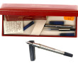 DUPONT - Stylo encre plume rhodium, méta