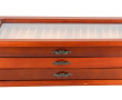 Coffret à stylos en mélaminé et plexigla