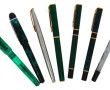 Lot de 7 stylos vintage dominante de ver