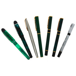 Lot de 7 stylos vintage dominante de ver