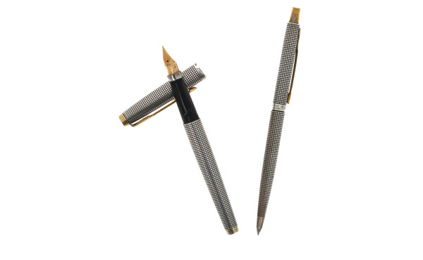 PARKER - Parure en argent comprenant un 