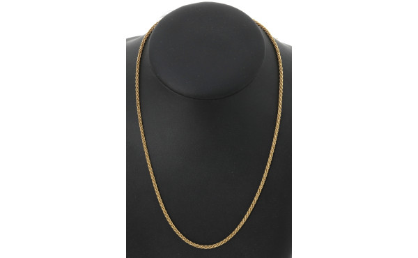 Chaîne en or jaune 750ème, L 45,5 cm, po