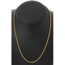 Chaîne en or jaune 750ème, L 45,5 cm, po