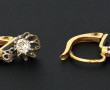 Paire de boucles d'oreilles dormeuses de