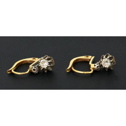 Paire de boucles d'oreilles dormeuses de