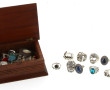 Lot de bijoux fantaisie (bagues en métal
