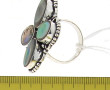 Bague en argent 925ème et nacre d'ormeau