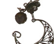TUNISIE - Bracelet jonc ouvert en argent
