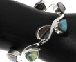 Bracelet jonc ouvert en argent 925ème et
