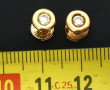 Paire de puces diamants en serti clos, m