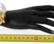Bracelet jonc ouvrant en plexi et métal 