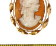 Pendentif en or jaune 18 cts et camée co