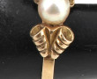 Bague en or jaune 18 cts, poinçon tête d
