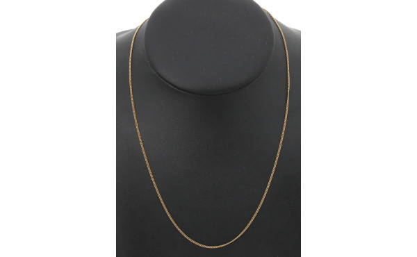 Chaîne en or jaune 18 cts, poinçon tête 