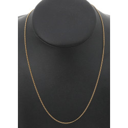 Chaîne en or jaune 18 cts, poinçon tête 