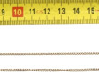 Chaîne en or jaune 18 cts, poinçon 750èm