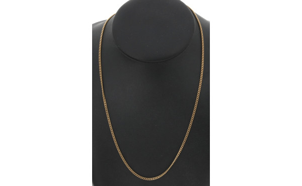 Chaîne en or jaune 18 cts, poinçon tête 