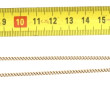 Chaîne en or jaune 18 cts, poinçon tête 