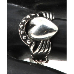 Pierre TOULHOAT (1923-2014) - Bague cœur