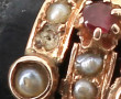Bague jonc ancienne en or jaune 18 cts, 