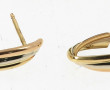 Paire de BO en or jaune 18 cts, poinçon 