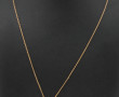 Chaine et pendentif croix en or poids 4,