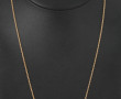 Collier en or jaune 18 cts, poinçon tête