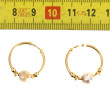 Paire de BO en or jaune 18 cts, poinçon 