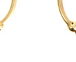 Paire de BO en or jaune 18 cts, poinçon 