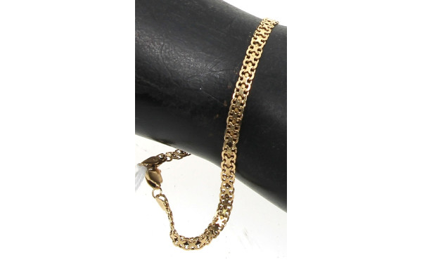 Bracelet ligne en or jaune 18 cts, poinç