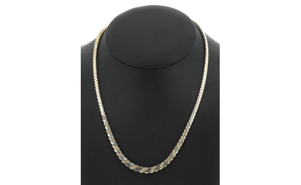 Collier en argent 925ème à maille plate 