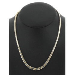 Collier en argent 925ème à maille plate 