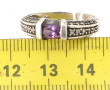 Bague en argent 925ème et strass blanc e