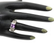 Bague en argent 925ème et strass blanc e