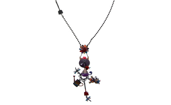 LOL Bijoux - Collier fantaisie en métal 